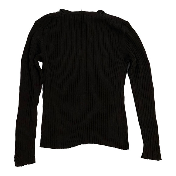 Bobi Black Cut Out Sweater - Black NWT - Picture 3 of 7